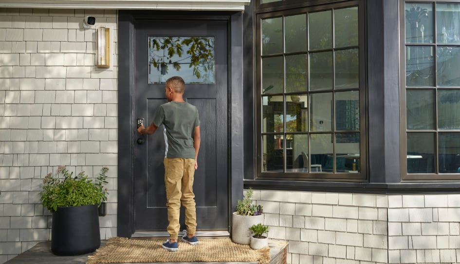 Vivint Smart Lock on home in West Bloomfield